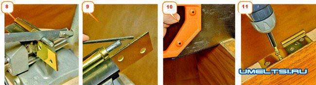 Как сменить дверные петли