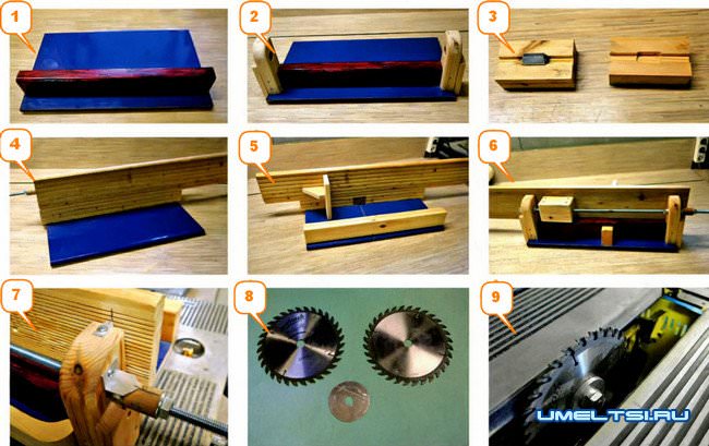 Нарезка шипов