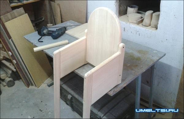 Детский стульчик для кормления своими руками