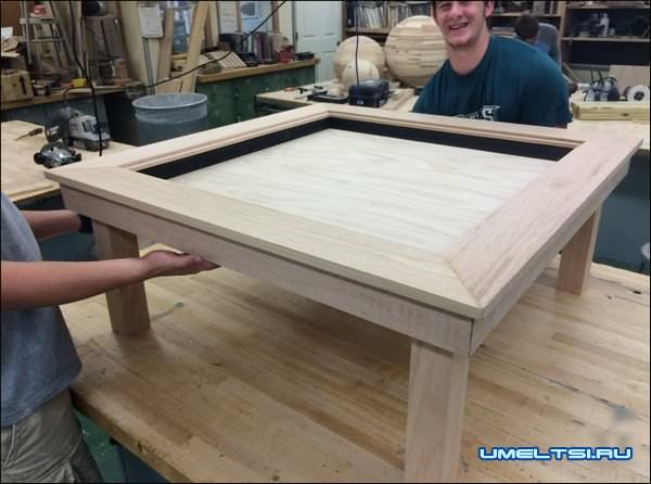 Журнальный столик с LED подсветкой мастер класс Журнальный столик с LED подсветкой мастер класс