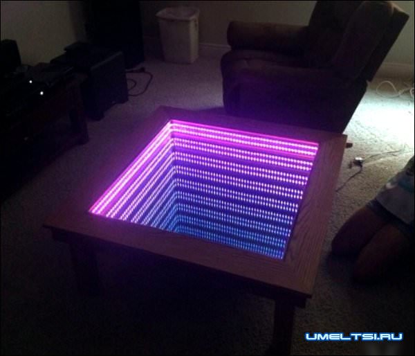 Журнальный столик с LED Журнальный столик с LED