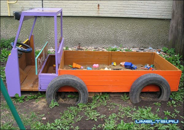 Примеры других песочниц своими руками фото