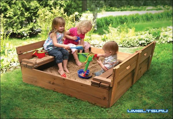 Примеры других песочниц своими руками фото