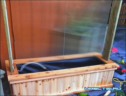 Водопад по стеклу Водопад по стеклу