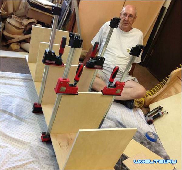 Книжный шкаф своими руками