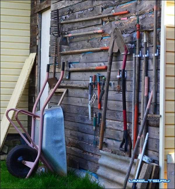 хранить садовый инвентарь