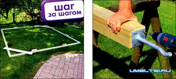 беседка своими руками для дачи