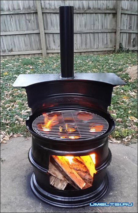 мангал барбекю для дачи своими руками