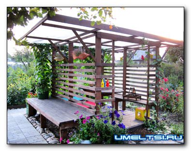 бесдка своими руками