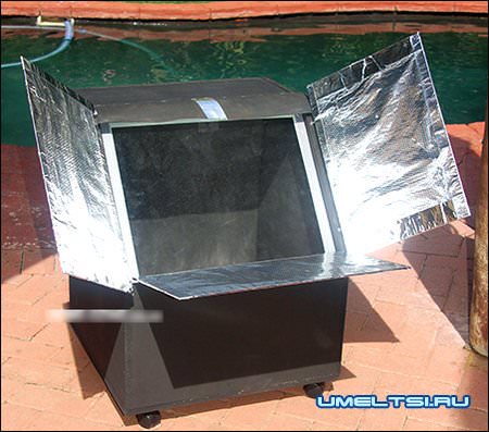 Cолнечная печь своими руками