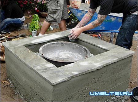 Очаг на даче своими руками Очаг на даче своими руками