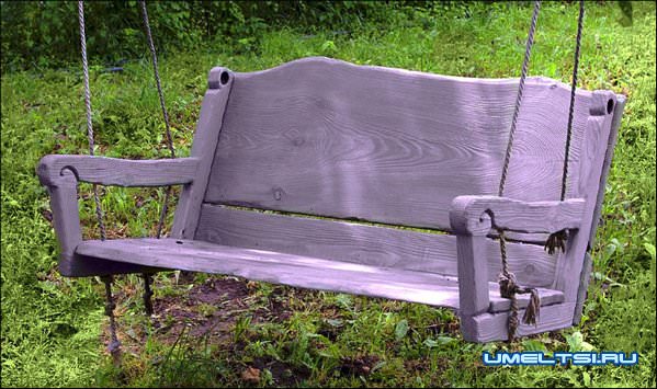 Дачные качели своими руками