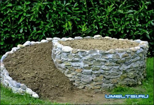 Спиральная грядка своими руками