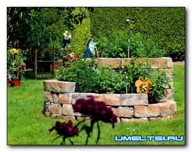 Спиральная грядка своими руками