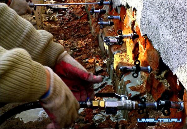 Ремонт фундамента Ремонт фундамента