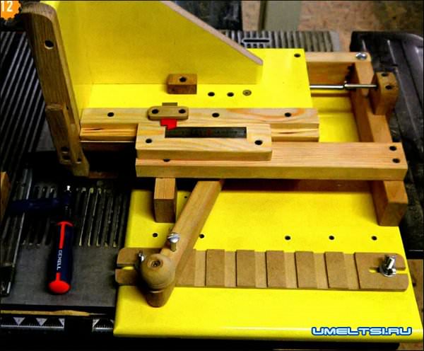 Приспособление для нарезки шипов