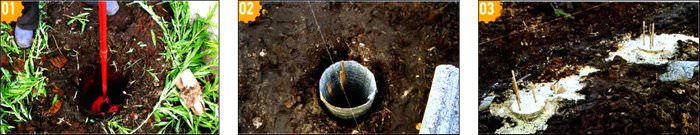 Забор из газобетонных блоков