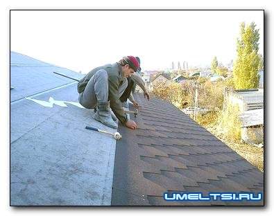 Монтаж гибкой черепицы своими руками