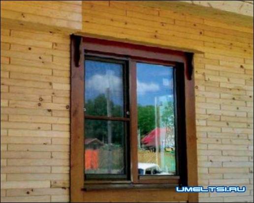 Дом из деревянного кирпича