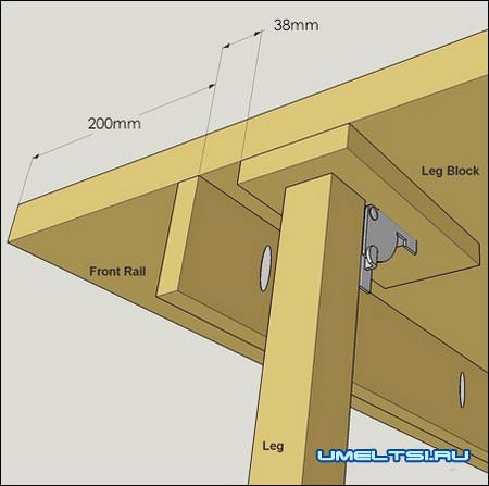 Откидной стол в гараж Откидной стол в гараж