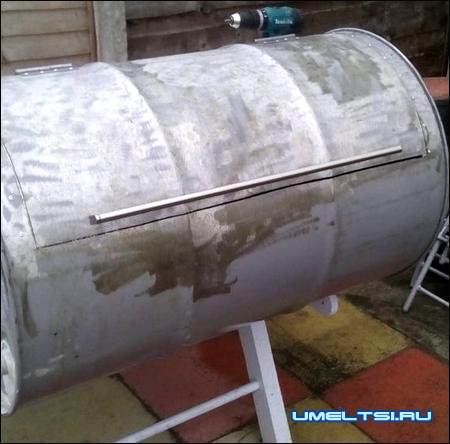 Мангал из бочки