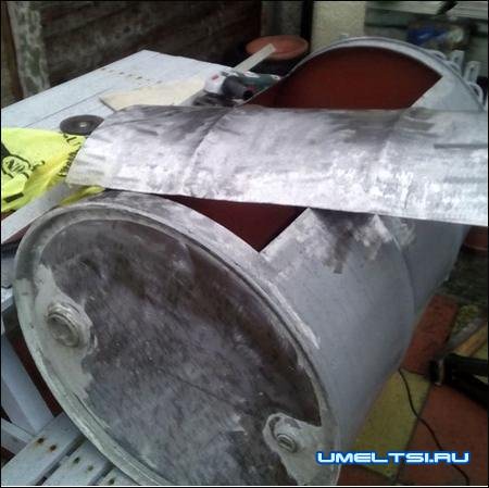 Мангал из бочки