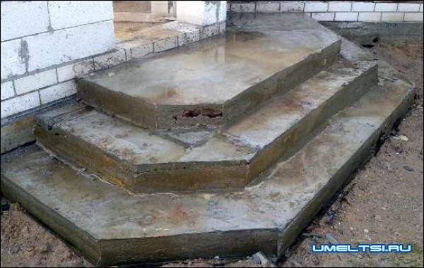 крыльцо к дому фундамент