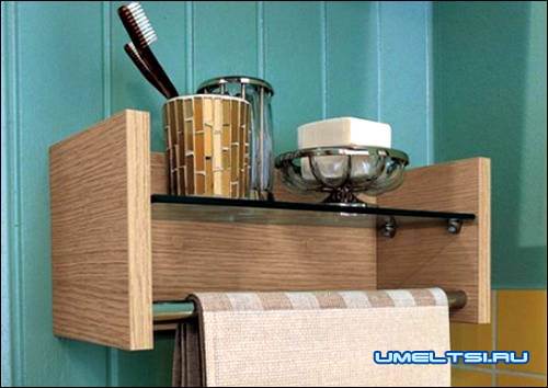 готовай полка в ванную комнату
