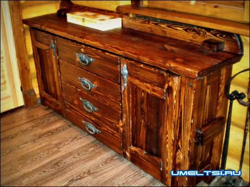 Браширование древесины