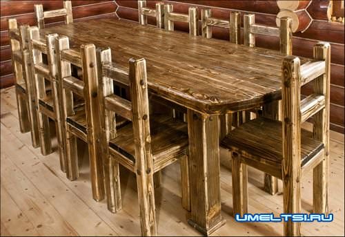 Браширование древесины