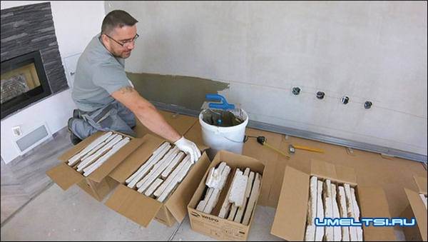 Укладка декоративного-фото