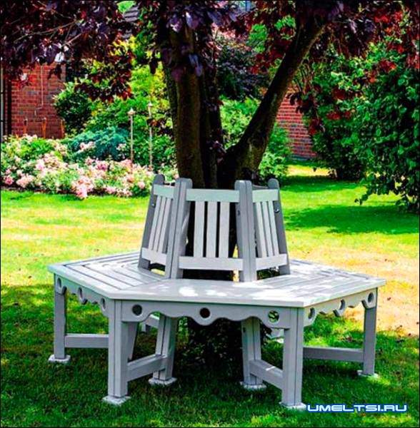 Скамейка вокруг дерева Скамейка вокруг дерева