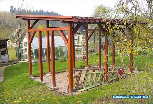 беседка своими руками пошагово