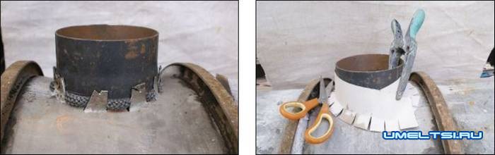 Печь из бочки Печь из бочки