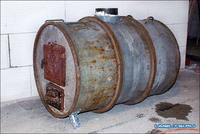 Печь из бочки Печь из бочки