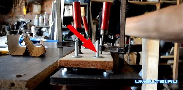 лук из ПВХ трубы-ход работ