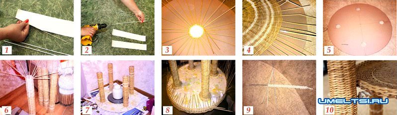 Плетение из трубочек