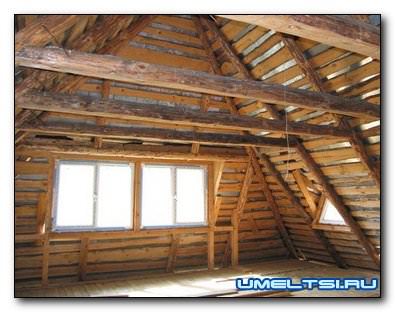 Реконструкция чердака в мансарду Реконструкция чердака в мансарду