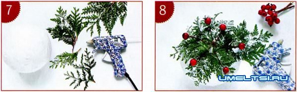 ёлочные игрушки своими руками