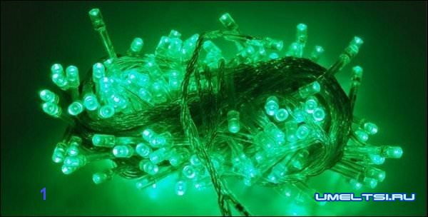 Светодиодная гирлянда своими руками