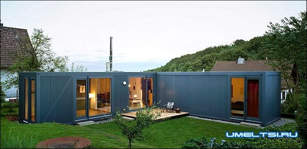 Дешёвый дом из контейнеров