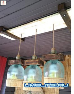 Как сделать люстру для бара Как сделать люстру для бара