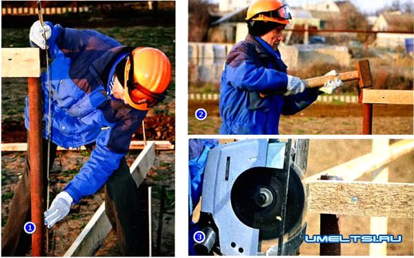 стройка фундамента -фото