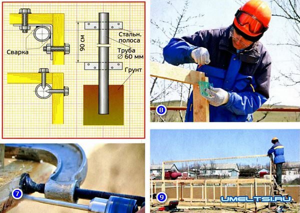 Изготовление деревянной теплицы своими руками