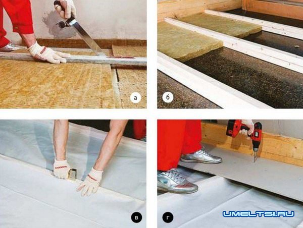 Полы и межэтажные перекрытия в каркасном доме Полы и межэтажные перекрытия в каркасном доме