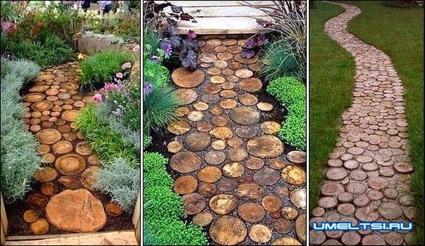 дорожки из спилов своими руками