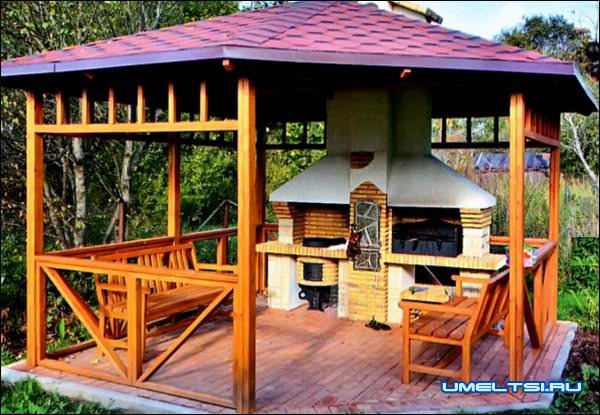 Беседка-павильон для дачи своими руками