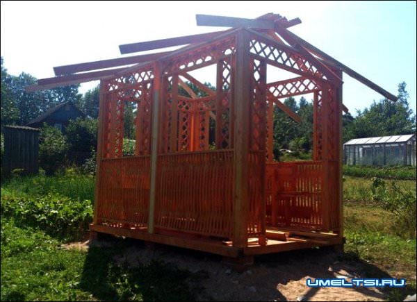 Беседка для дачи своими руками