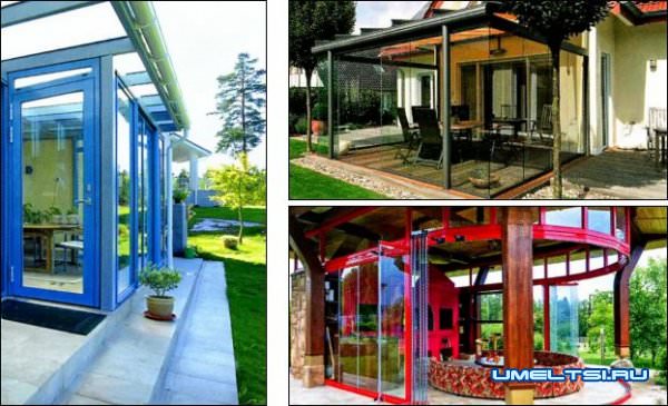застекленные веранды на даче