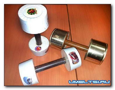 гантели своими руками из бетона